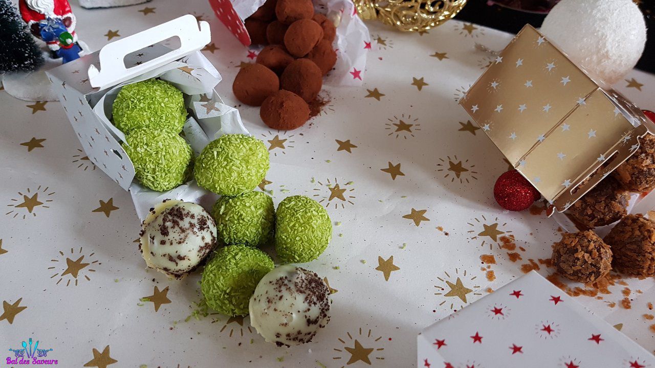 Truffes Matcha/Coco - Bienvenue au bal des saveurs