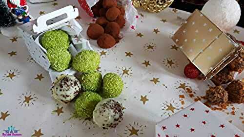 Truffes Matcha/Coco - Bienvenue au bal des saveurs