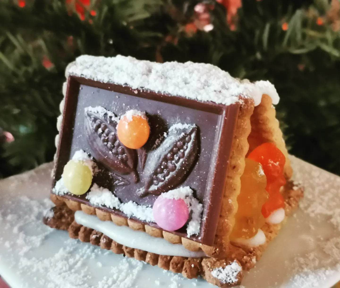 Variante de crèche en biscuit chocolat - Bienvenue au bal des saveurs