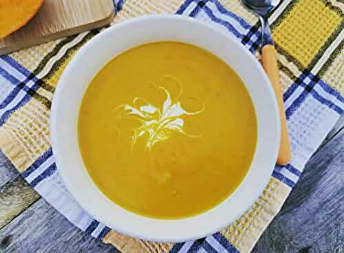 Velouté de potimarron curcuma au Thermomix - Bienvenue au bal des saveurs