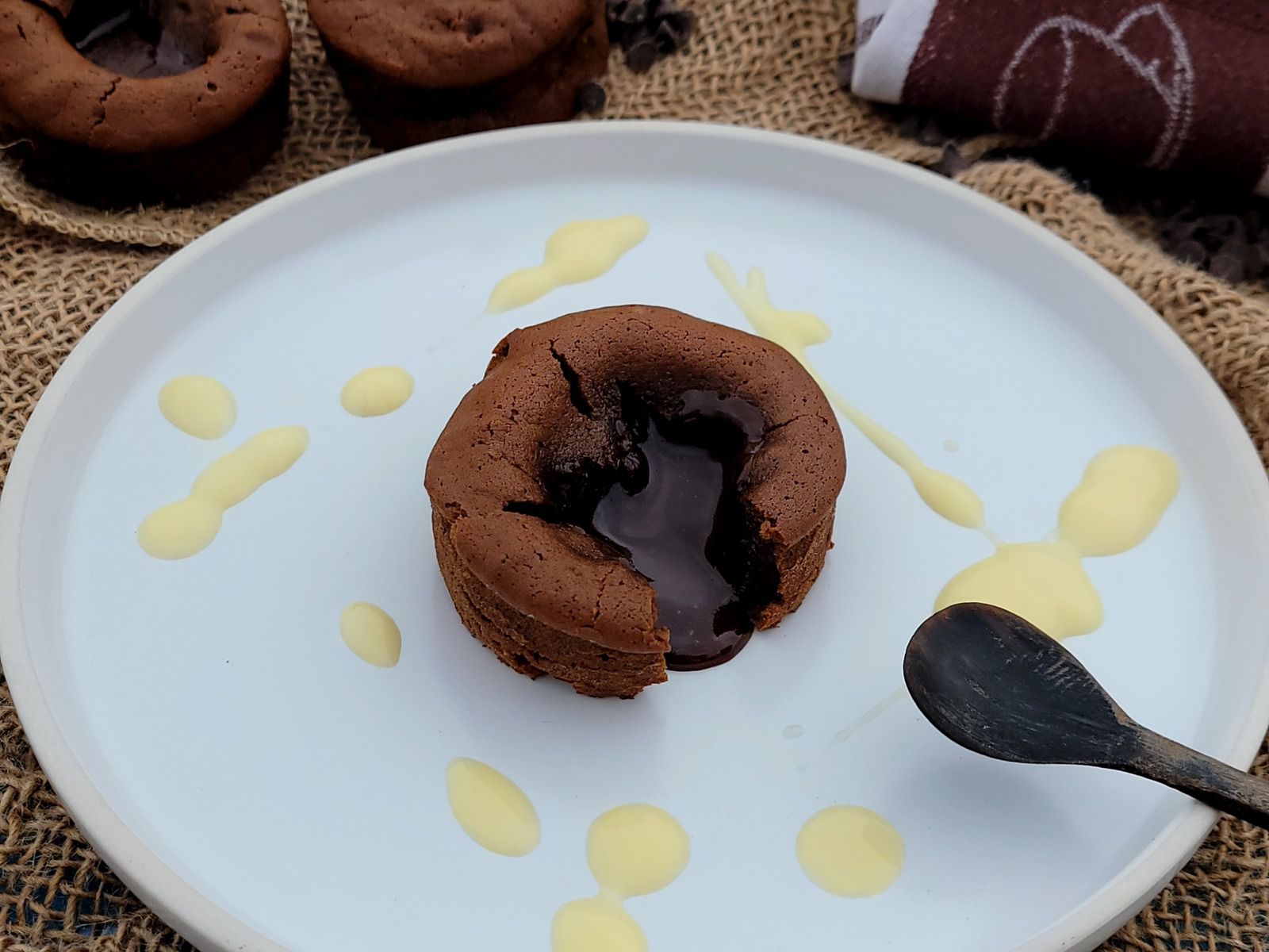 Coulant au chocolat au Thermomix