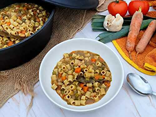 Soupe minestrone 