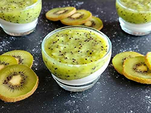 Panna cotta kiwi/coco