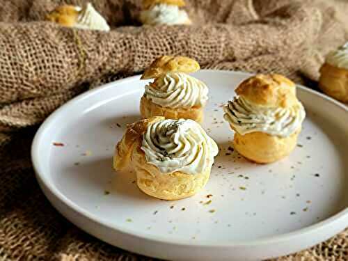 Profiteroles au fromage frais