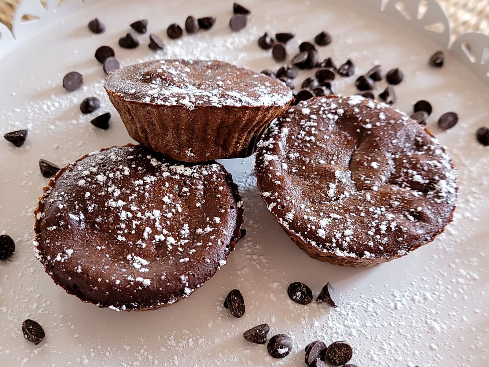 Moelleux chocolat et compote de pommes 