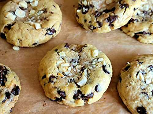 Cookies au chocolat et à la pâte de noisette