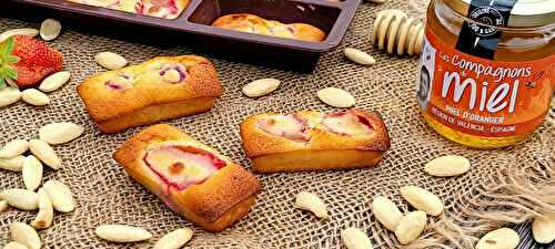 Financiers miel et fruits rouges