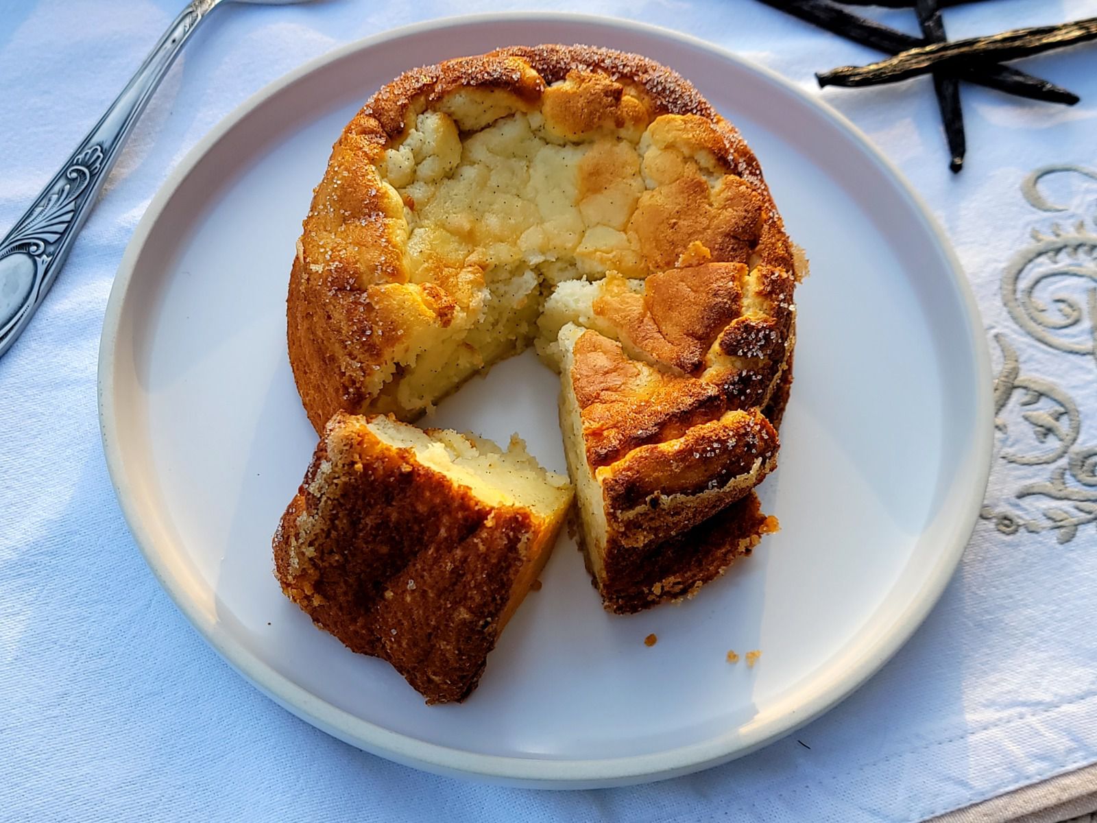 Gâteau nuage à la vanille