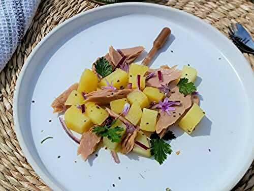 Salade de pommes de terre et thon