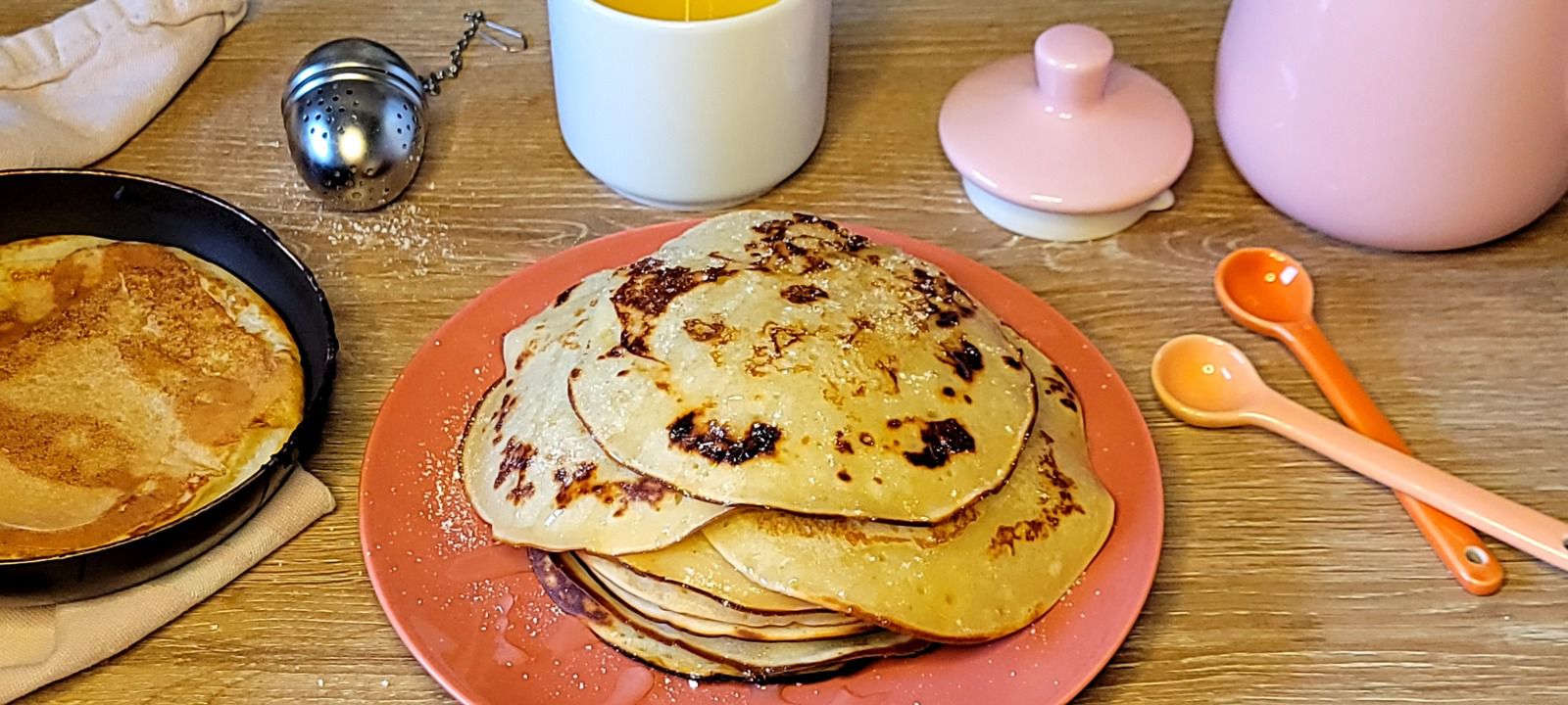 Pancakes au fromage blanc