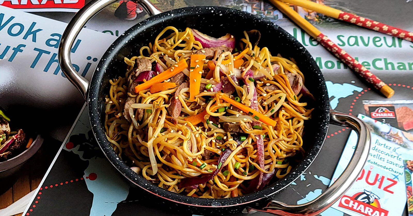 Wok au boeuf Thaï