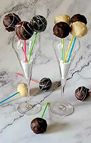 Cake pop biscuits roses et nutella