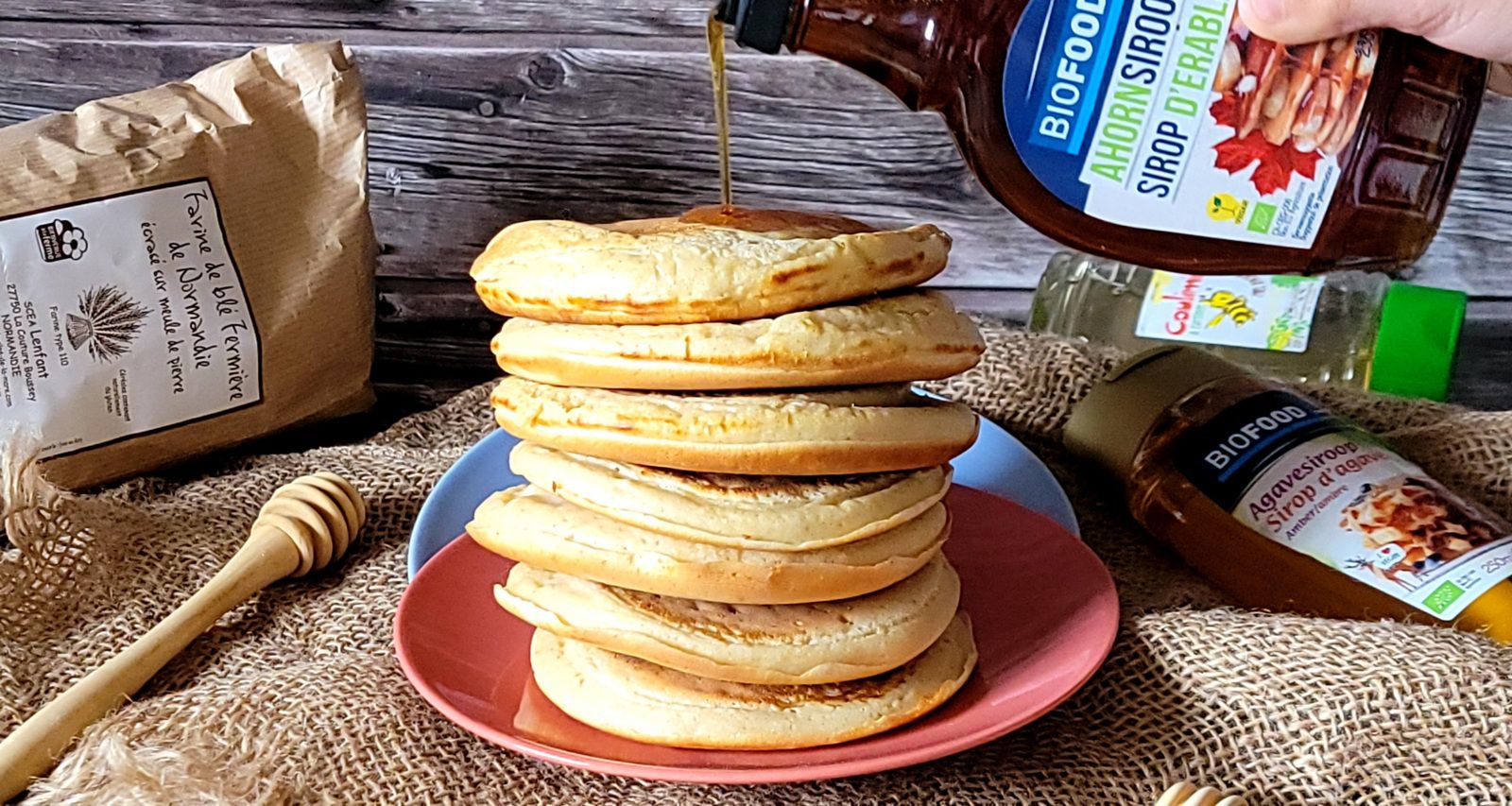 Pancakes fluffy au fromage blanc