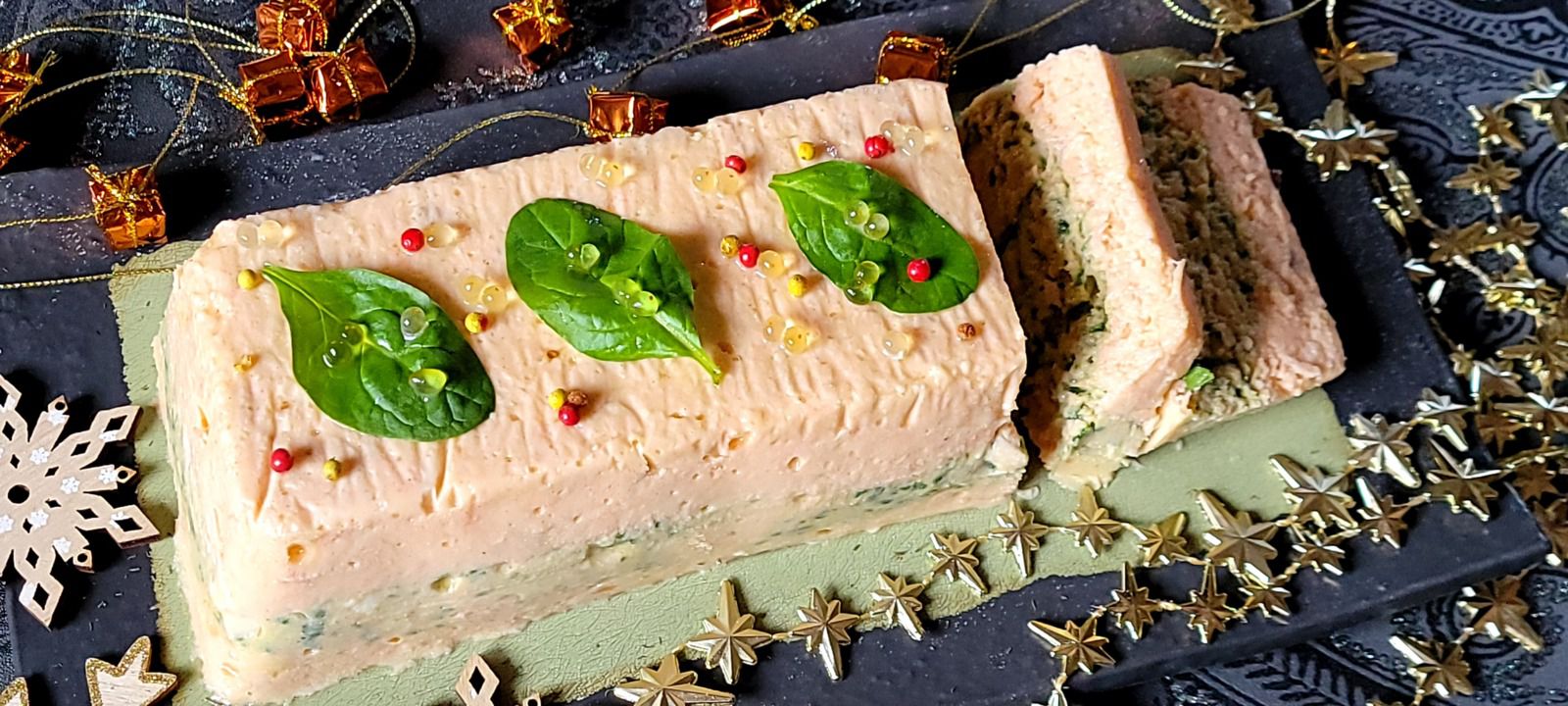 Terrine de saumon & épinards 