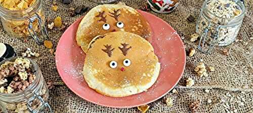 Pancakes de Noël rennes