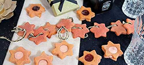 Sablés aux biscuits roses avec insert