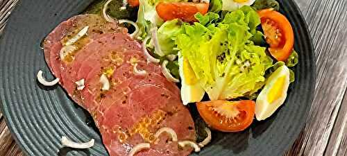 Carpaccio de boeuf citronné