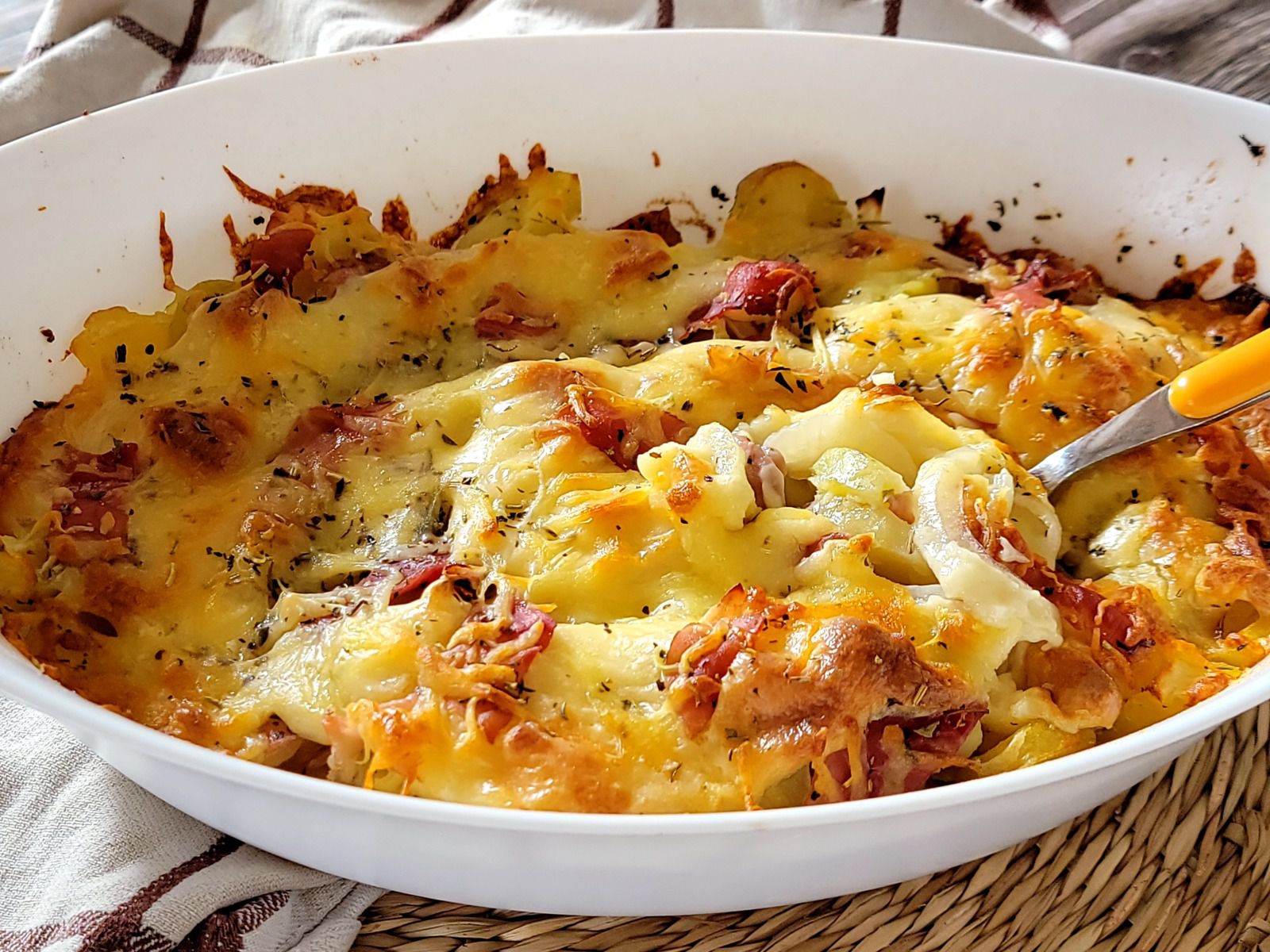 Gratin de pommes de terre à la cancoillote