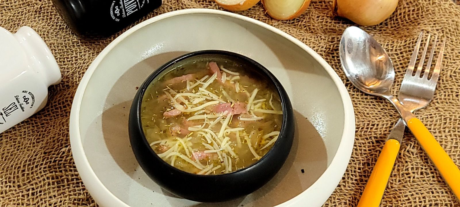 Soupe à l'oignon 