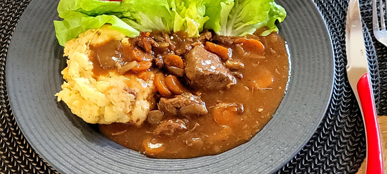 Truffade et boeuf Aubrac au Saint Pourcain