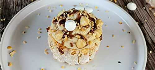 Charlottine noisette chocolat, insert meringue 