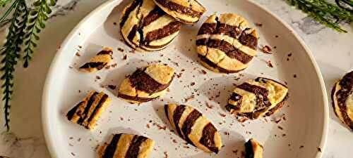 Biscuits contrastés 