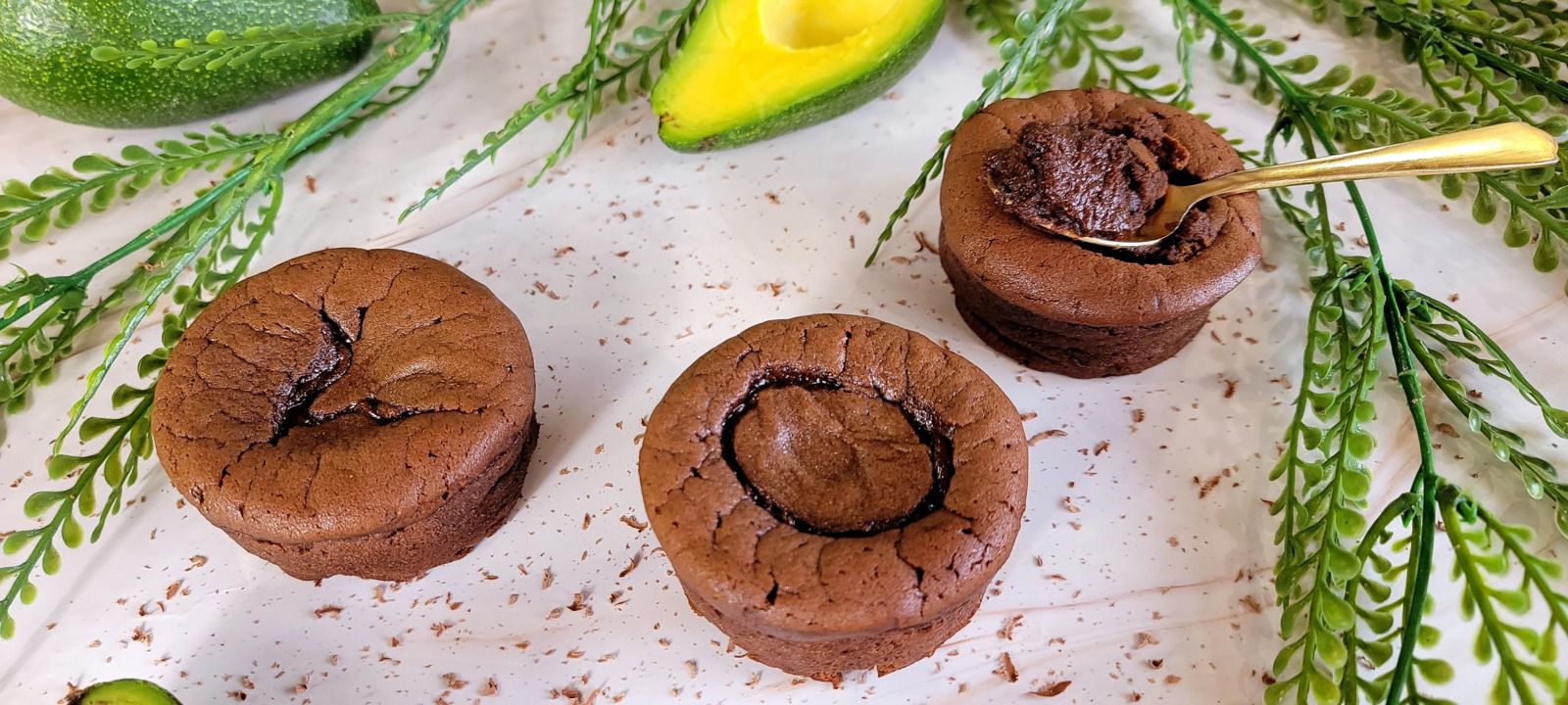 Fondant avocat chocolat
