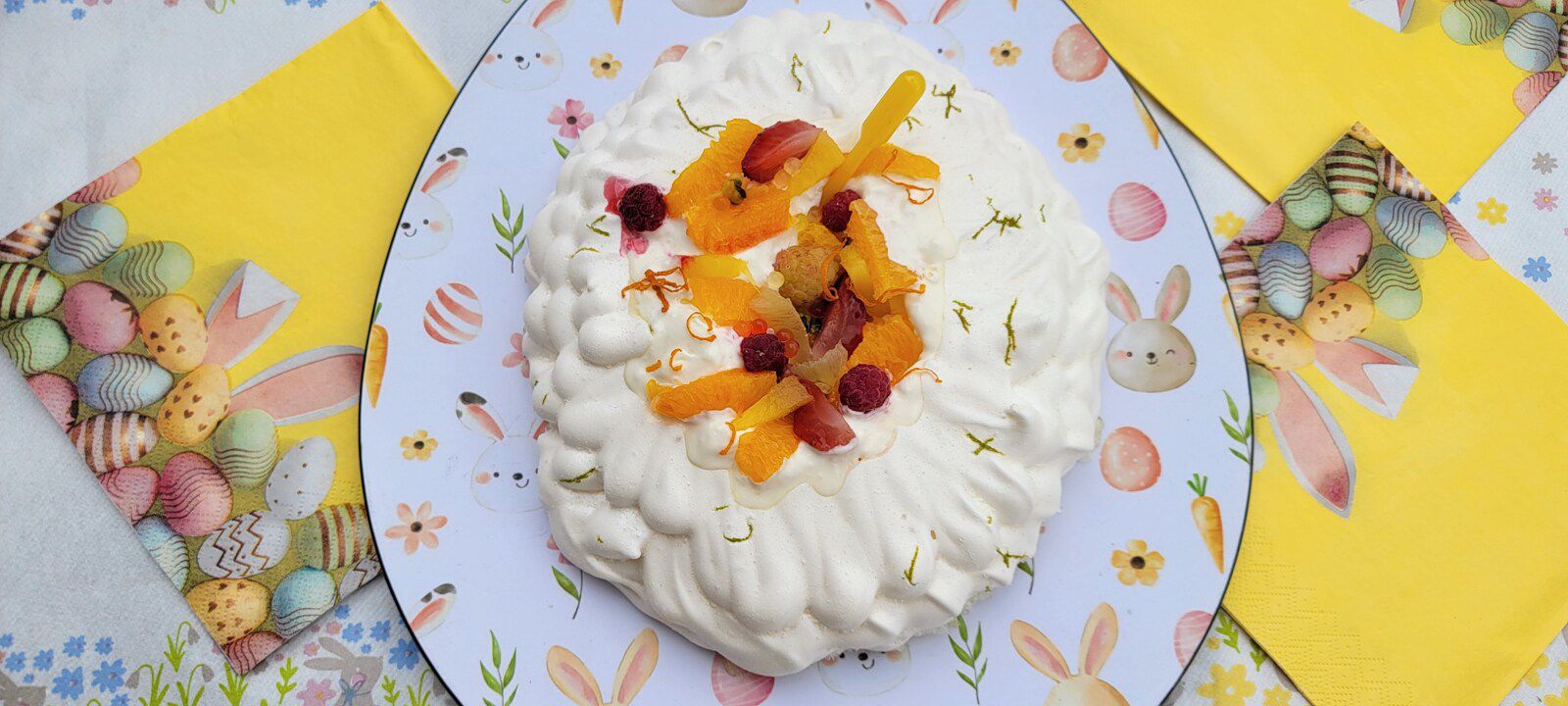 Pavlova aux agrumes 
