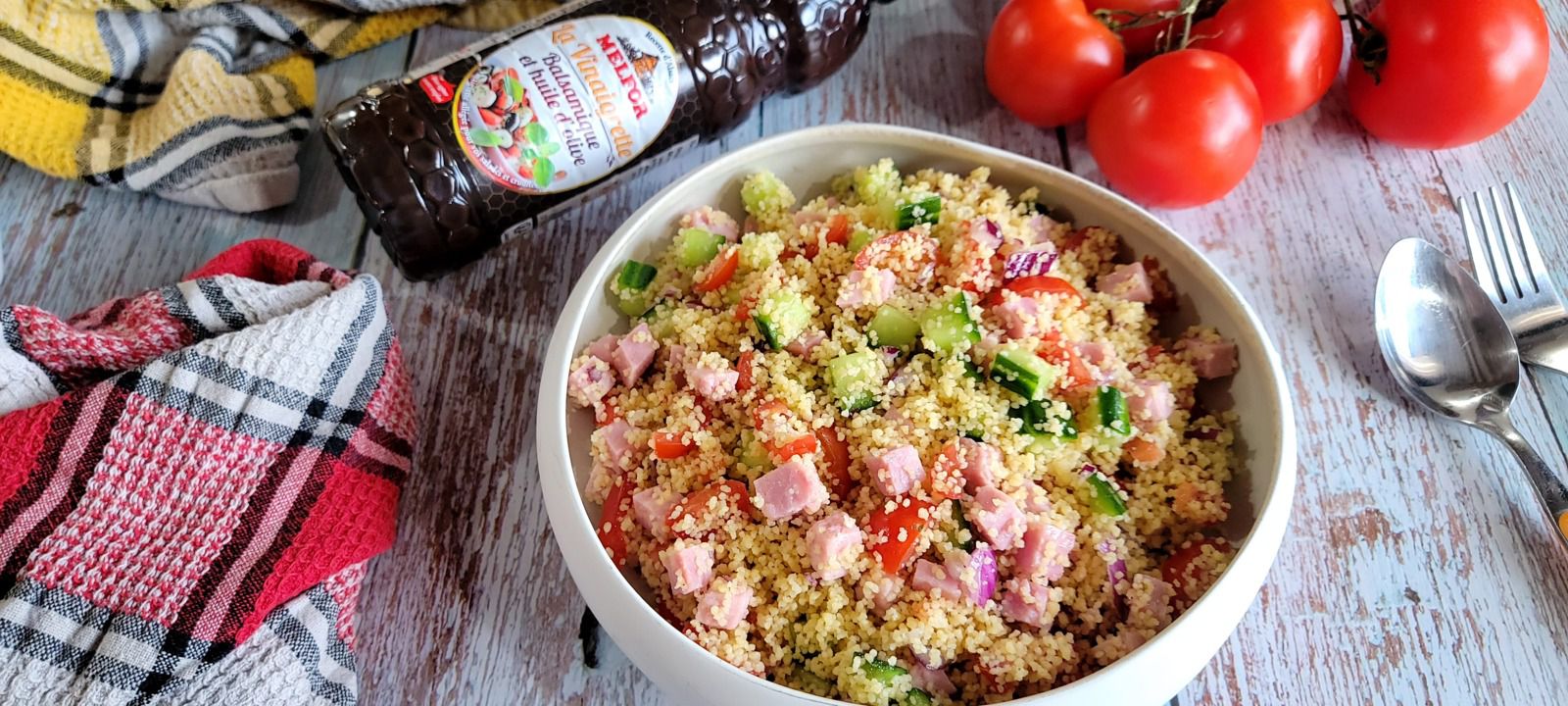 Taboulé au dés de jambon 