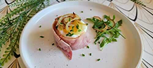 Nid d'oeuf au jambon