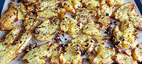 Smashed potatoes les pommes de terre écrasées