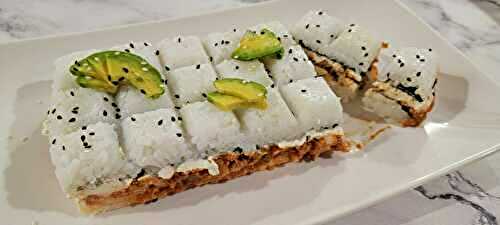 Sushis tablette thon à la catalane 