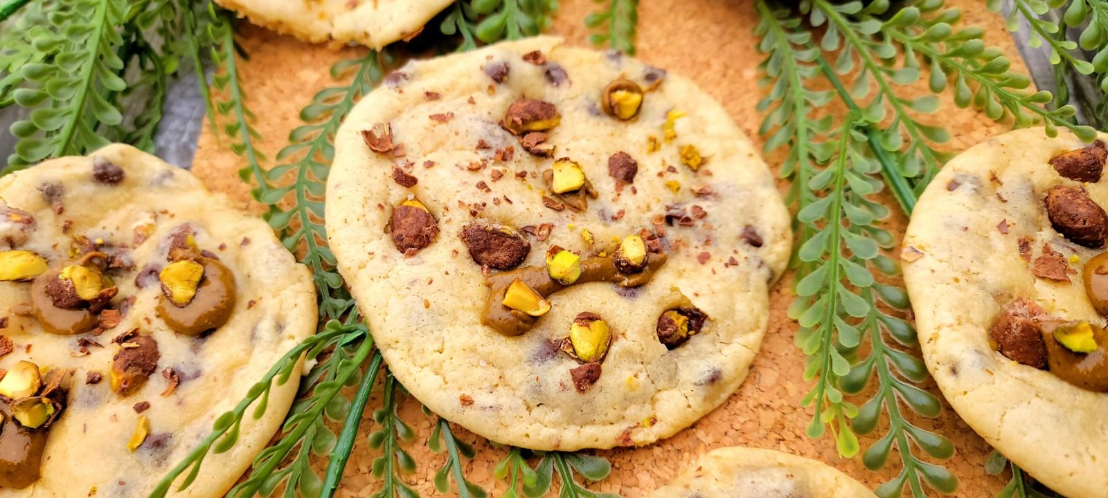 Cookie américain à la pistache 