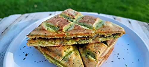 Croque courgette