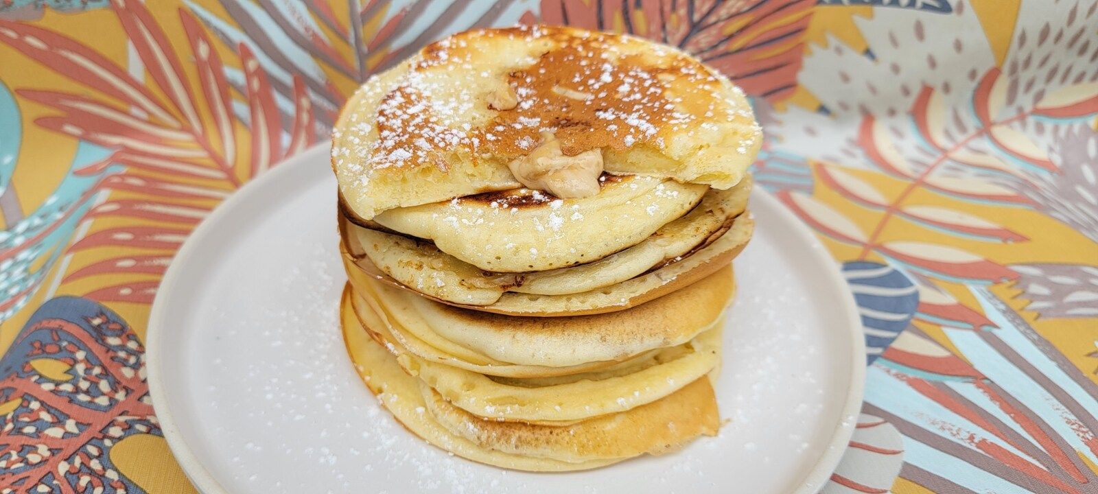 Pancakes fluffy à la pâte à tartiner
