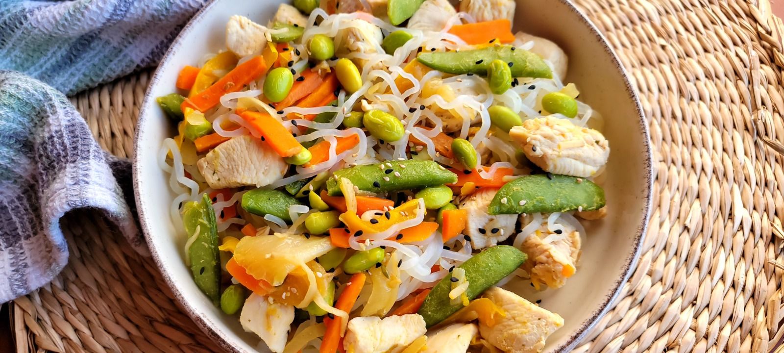 Poêlée de konjac au poulet