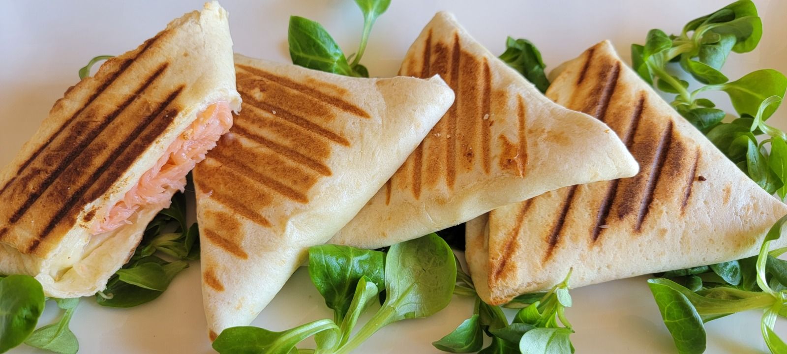 Tacos au saumon fumé