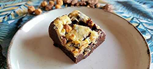Brookie aux noix de pecan et macadamia 