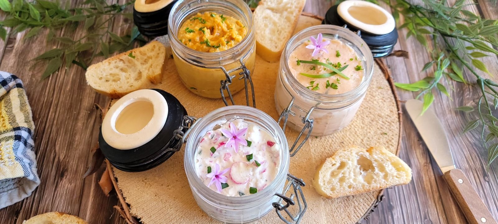 Trio de tartinables au Thermomix