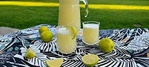 Citronnade au citron vert