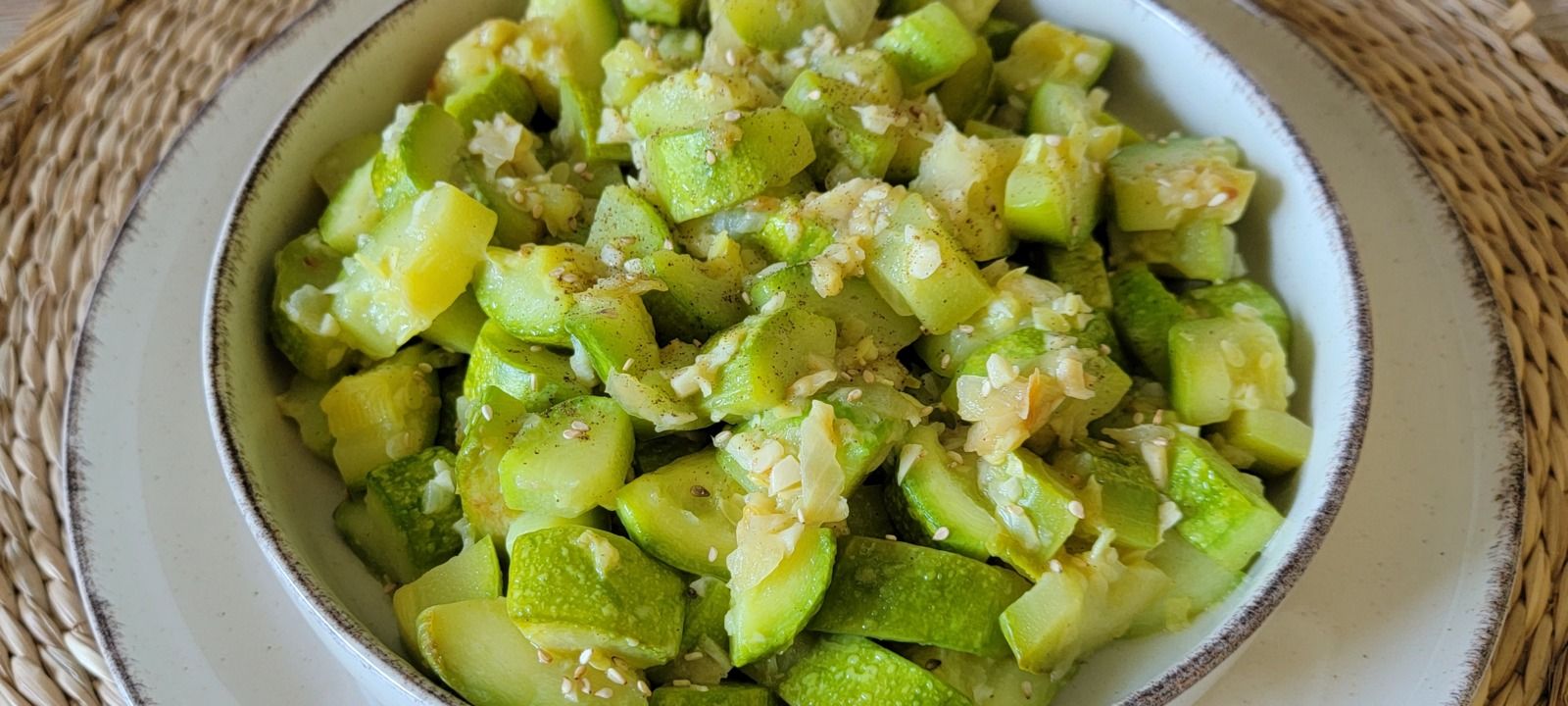 Courgettes ail et oignon