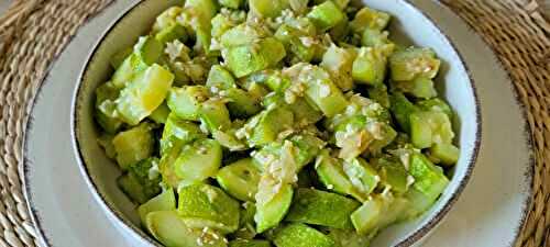 Courgettes ail et oignon