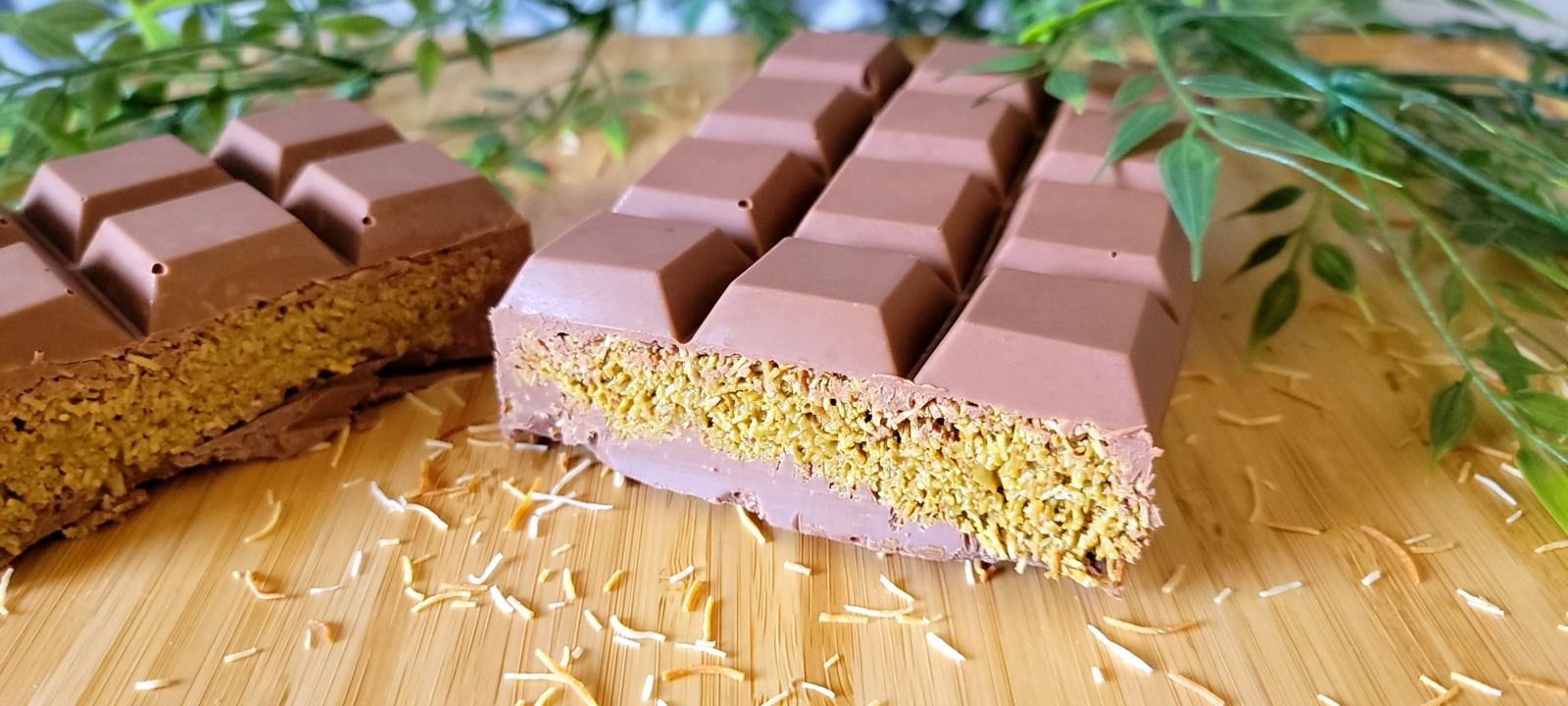 Tablette praliné et pistache façon Dubaï 