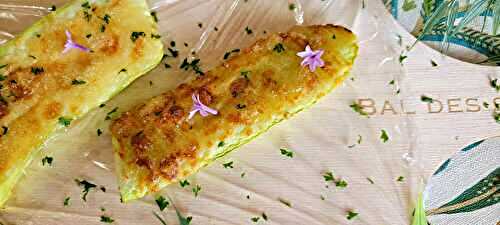Courgettes au parmesan