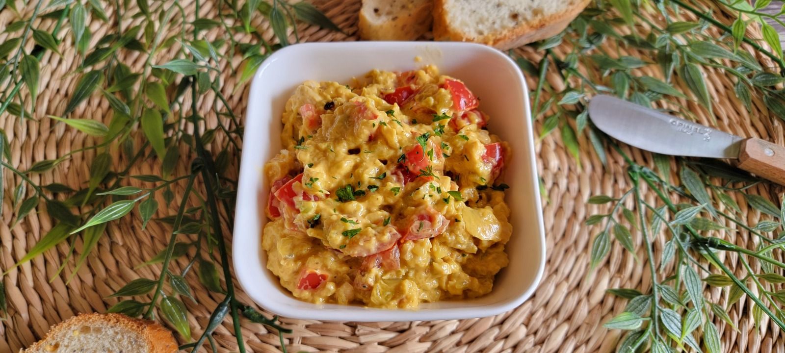 Courgettes en tartinade fondante et craquante au Thermomix