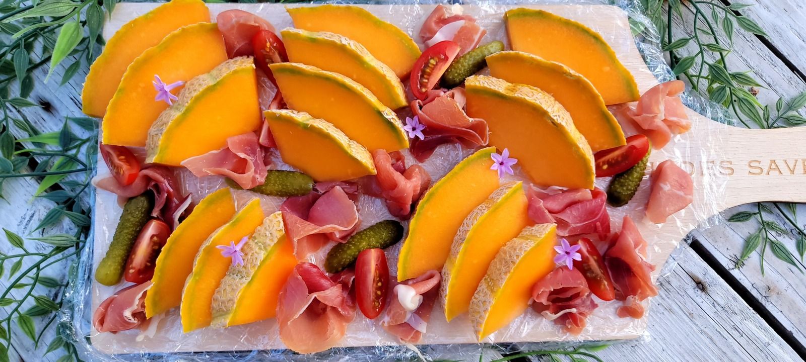 Plateau de melon et Parme 