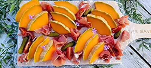 Plateau de melon et Parme 
