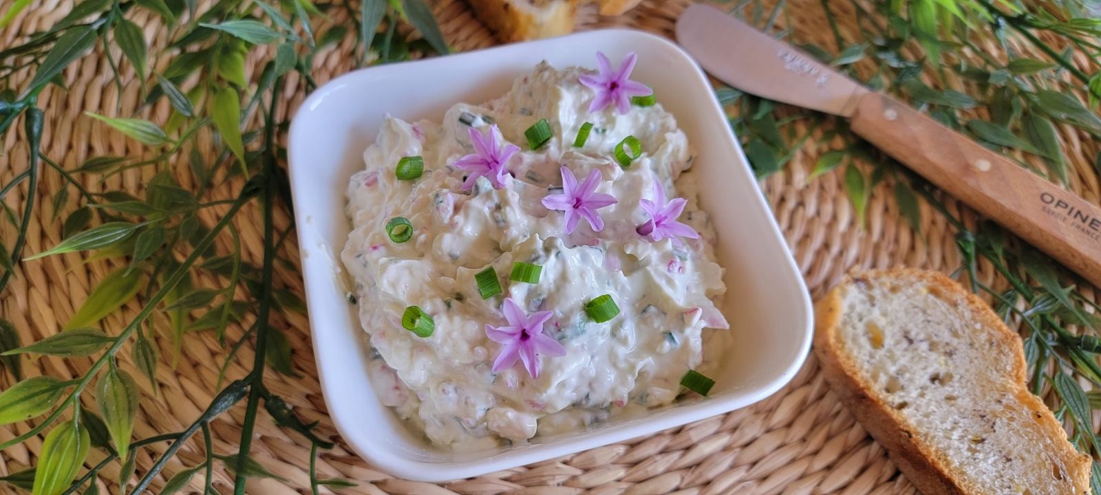 Tartinade de fromage frais et de radis au Thermomix