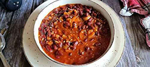 Haricots rouges en sauce 