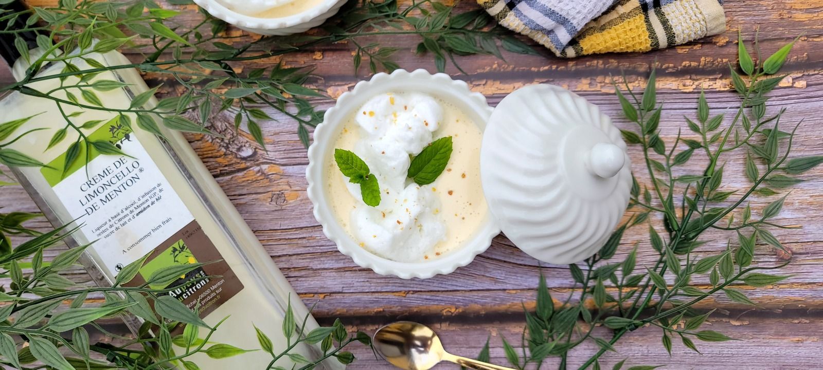 Île flottante à la crème de Limoncello
